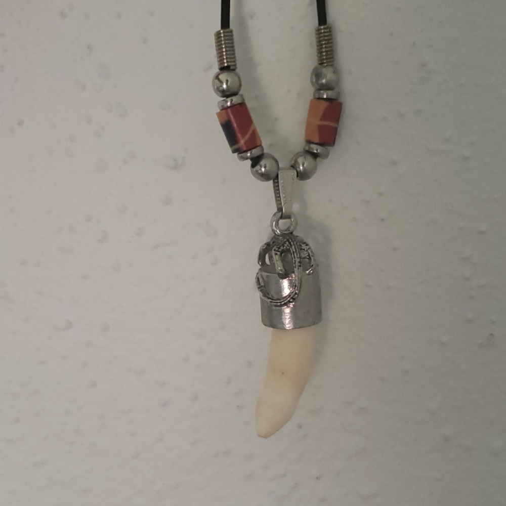 Alligator tooth neckles